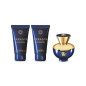 Versace – Dylan Blue Femme – Coffret Pour Femme Eau de Parfum 50 ml + Gel Bain & Douche 50 ml + Lait Corps 50 ml
