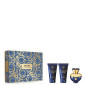 Versace – Dylan Blue Femme – Coffret Pour Femme Eau de Parfum 50 ml + Gel Bain & Douche 50 ml + Lait Corps 50 ml