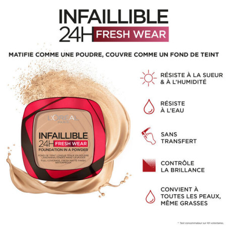 L'Oréal Paris – Infaillible – Fond de Teint en Poudre