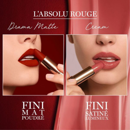 Lancôme – Barra de labios satinada en crema L’Absolu Rouge